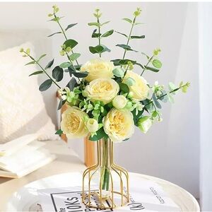 FagusHome 25 Pcs Silk Peony Artificial Flower Heads 4 inch Fake Peony Flower NWT